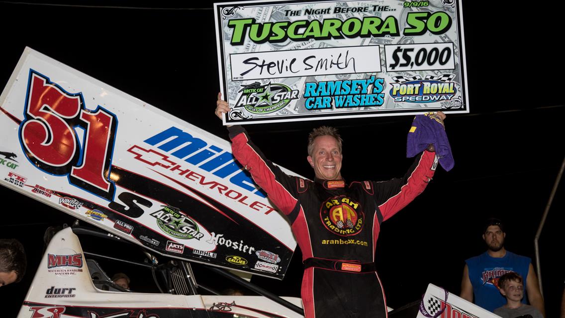 Stevie Smith takes $5,000 from Port Royal Speedway during Night Before The Tuscarora 50