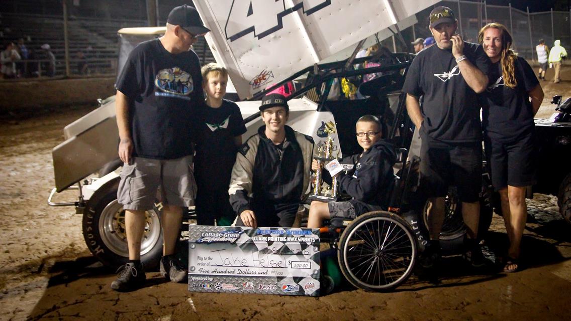 Helsel Wins At Cottage Grove Speedway With Clark Printing Extreme Sprints