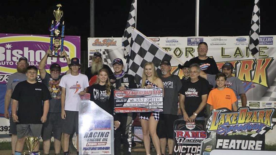 Wesley Smith takes night 1 POWRi WAR Nationals at Lake Ozark Speedway