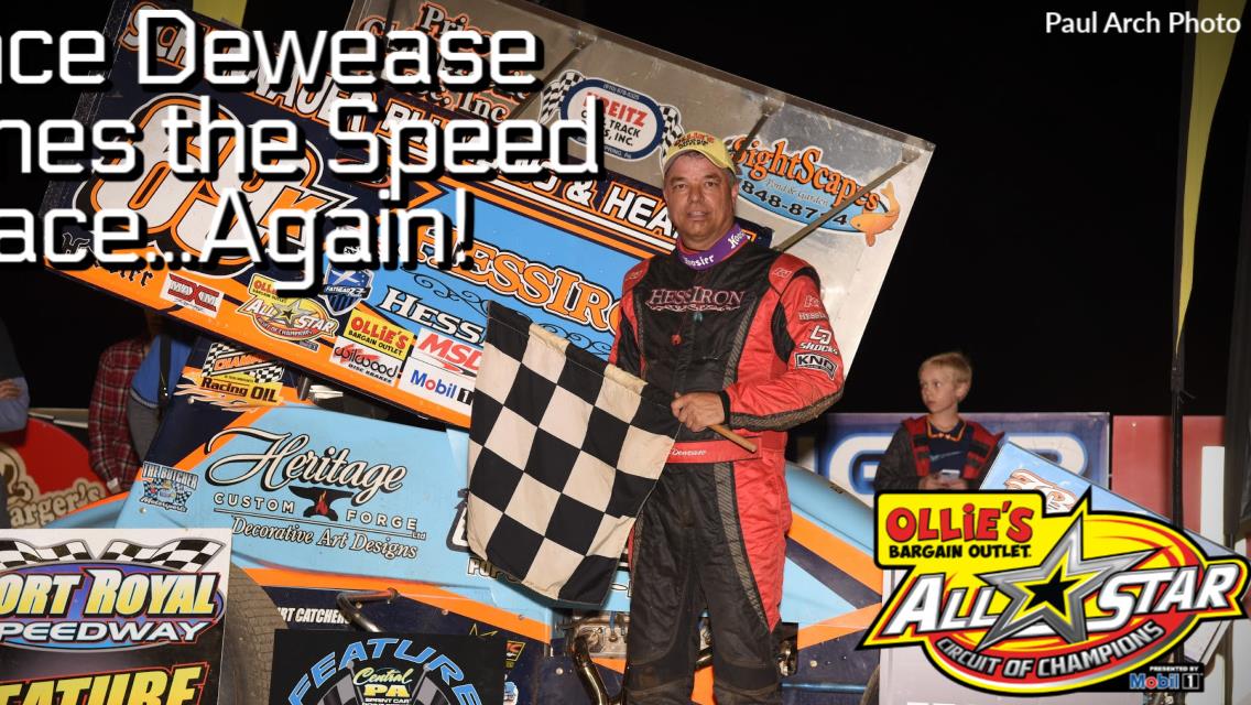 Lance Dewease uses late-race pass to earn 2019 Keith Kauffman Classic victory at Port Royal Speedway