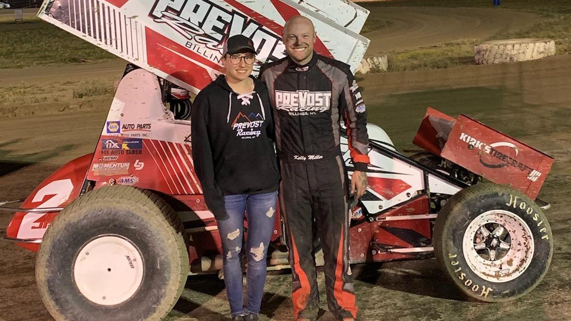 Kelly Miller Unstoppable With ASCS Frontier At Gillette Thunder Speedway
