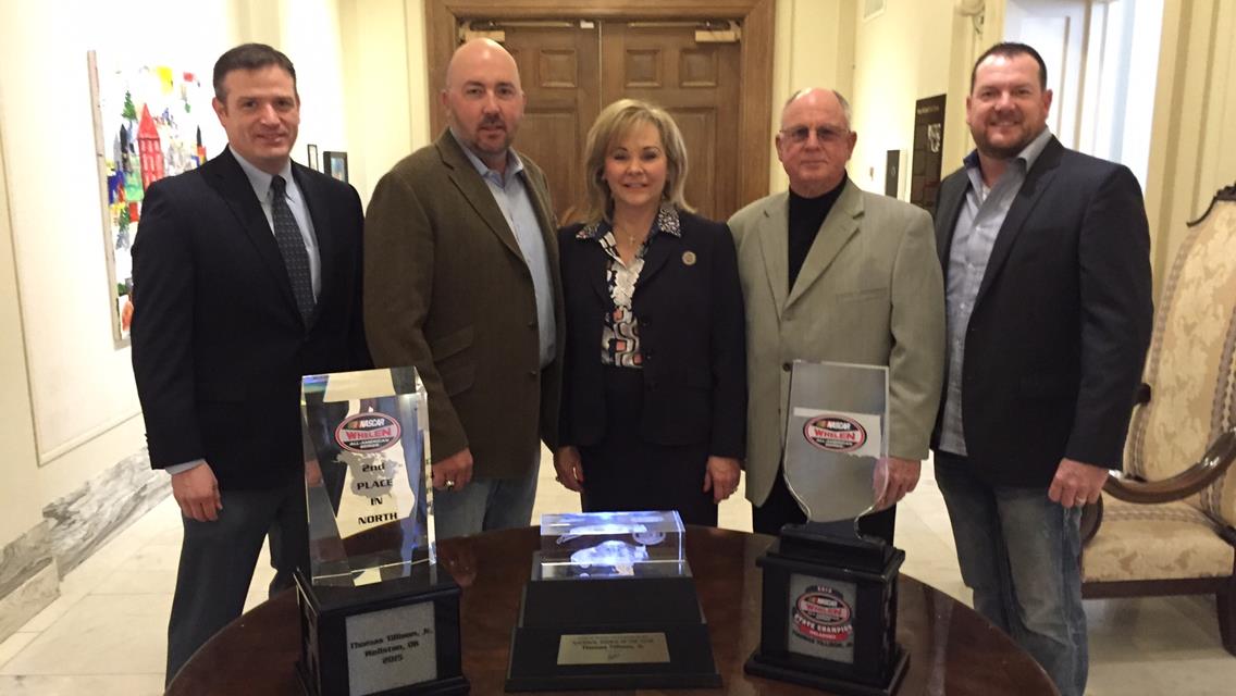 Tillison Honored at Oklahoma State Capitol