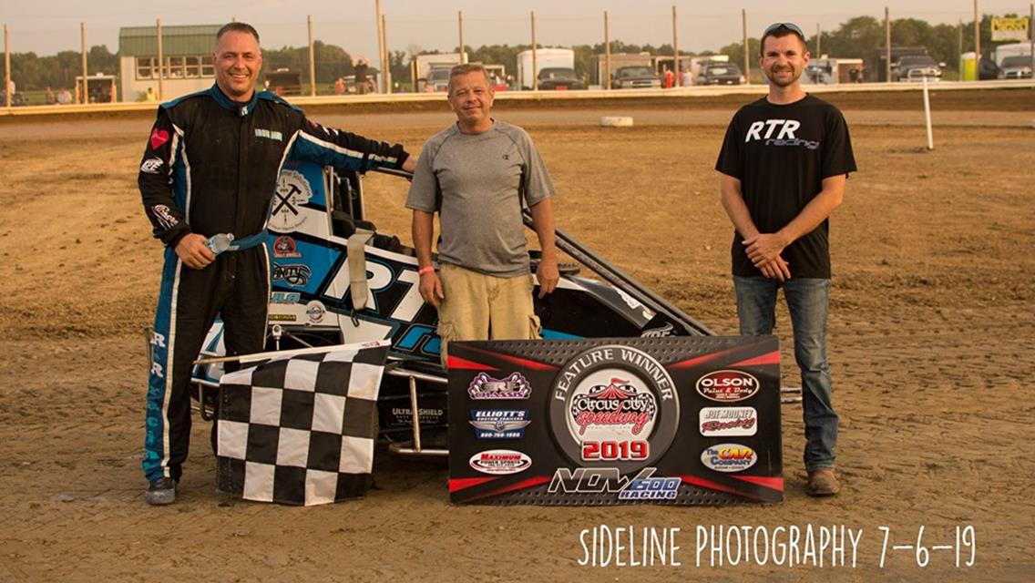 Kemenah Wins the Showdown while Saldana, Dennis, Coons and Bretz Best NOW600 Tel-Star Weekly Racing Fields at Circus City