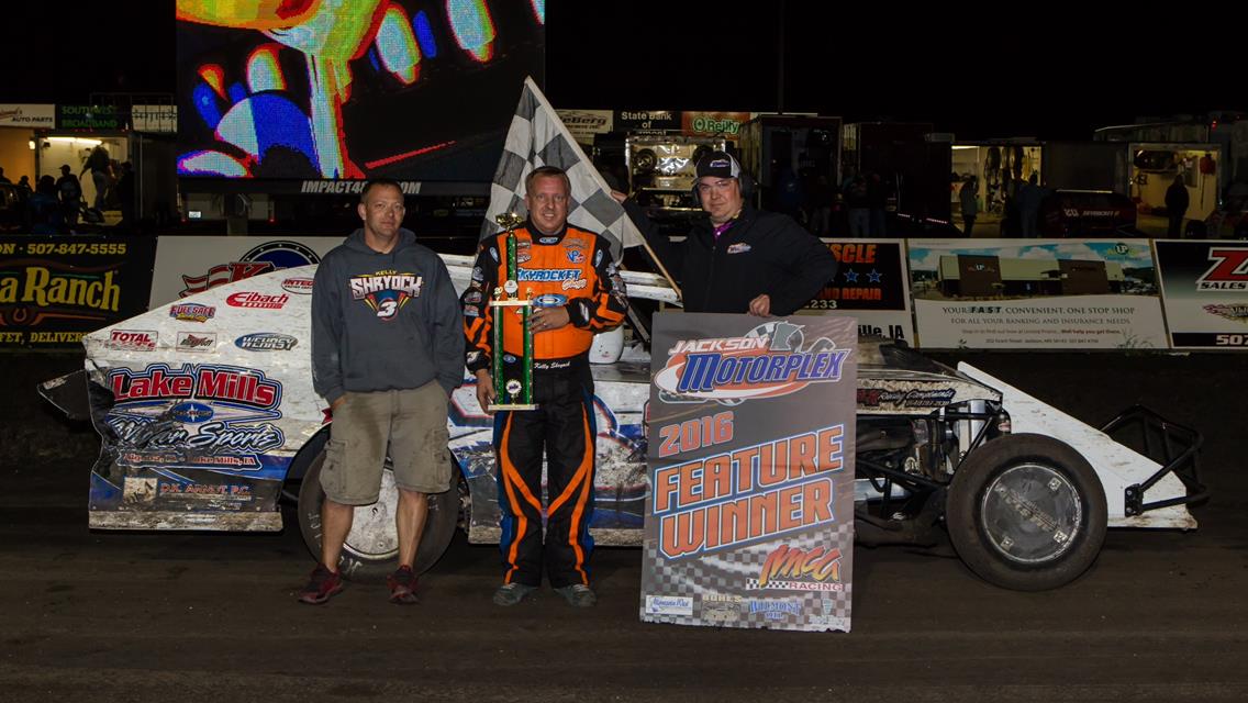 Shryock, Luinenburg and Coopman Double Up at Jackson Motorplex with Krug and Larson Scoring First Wins