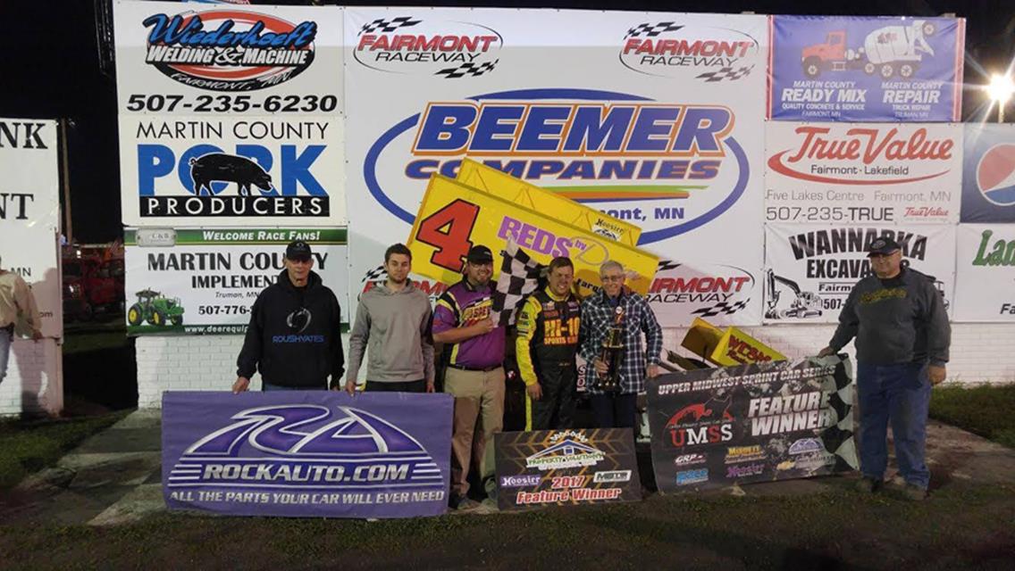 Grosz holds on for exciting NCRA Upper Midwest Sprint Series victory