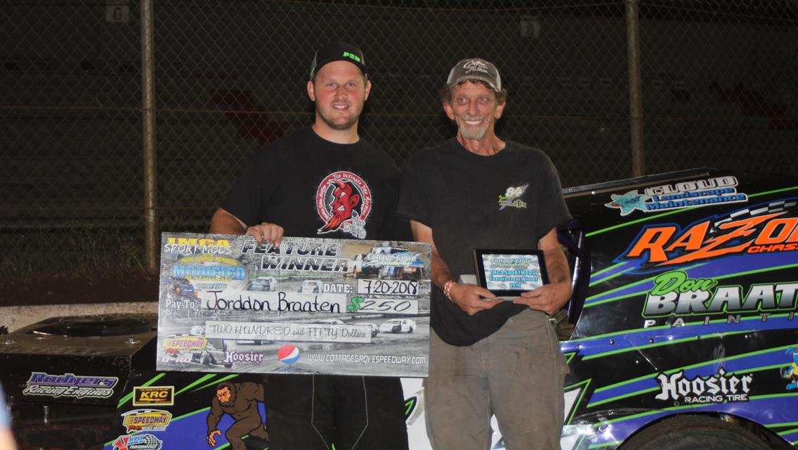 Collen Winebarger Wins Night One Of Mark Howard Modified Nationals; Braaten And Schmidt Also Victorious