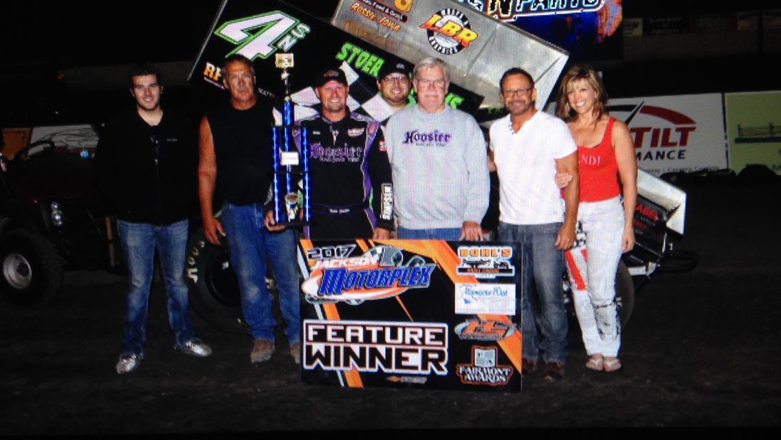 Eakin, Shryock, Boumeester, Yeigh, Schriever and Luinenburg Victorious at Jackson Motorplex During Fan Night presented by Livewire Printing Co.