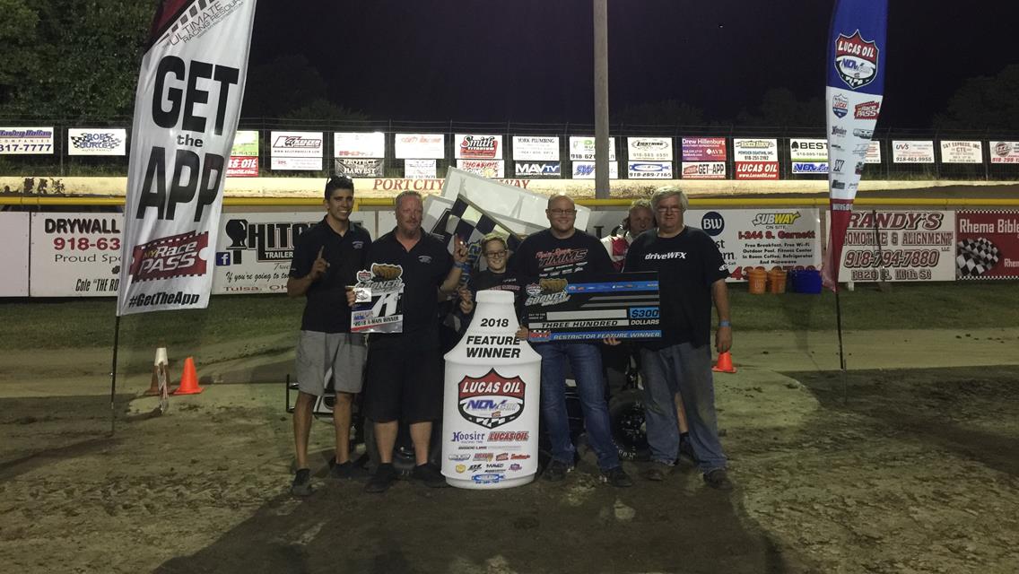 McGinnis, Flud and Timms Score Lucas Oil NOW600 Series Triumphs During Sooner 600 Week Finale at Port City