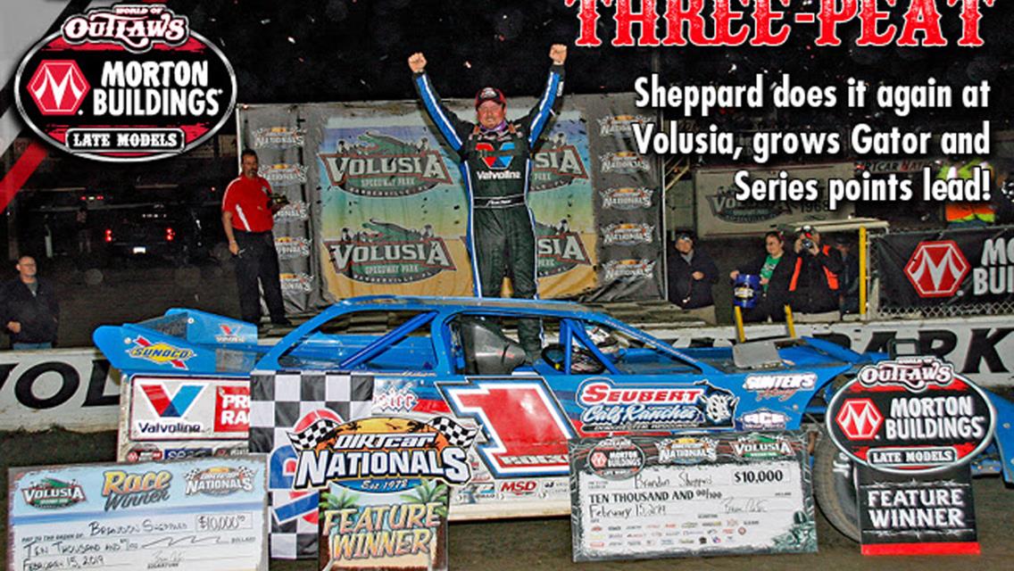 Sheppard scores hat trick at Volusia