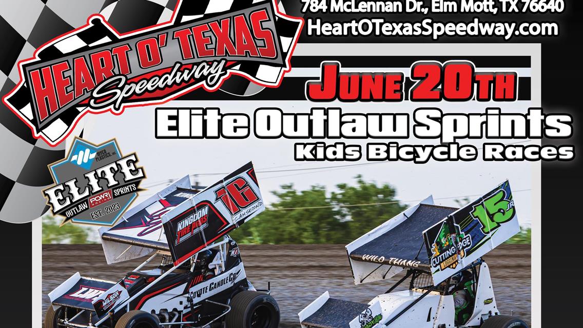 Elite Outlaw Sprints - Kids Bicycle Races 6/20/25