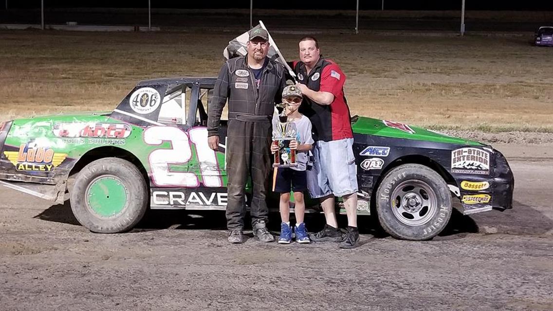 Craver First to Four Wins at BMP Speedway; Smith, George and Hurd Also Garner Victories