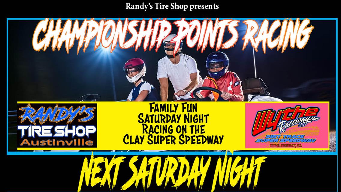 Randy&#39;s Tire Shop Schedule of Events