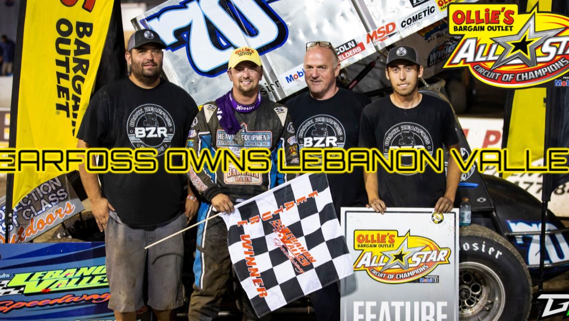 Brock Zearfoss dominates Lebanon Valley Speedway for second All Star victory of 2019