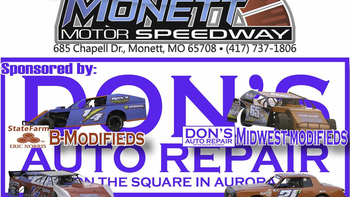 Points Series Racing July 11th Sponsored by Don&#39;s Auto Repair.