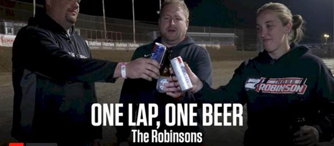 The Robinsons featured in FloRacing's One Lap, One Beer