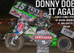 Donny Schatz Does It Again at Will