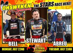 TONY STEWART, CHRISTOPHER BELL AND
