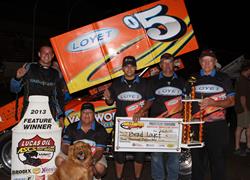 Loyet runs to Lucas Oil ASCS trium