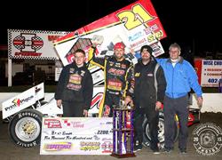 I-80 Speedway  Brown Doubles Down