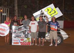 GASMAN CONQUERS MONETT FOR SECOND