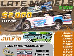Important info for Late Model show this Saturday 7