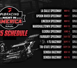 2025 FloRacing Night in America presented by Kubota Schedule Unve