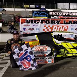 PATRICK EMERLING SCORES ROD SPALDING CLASSIC VICTORY IN RACE OF CHAMPIONS ASPHALT MODIFIED SERIES WIN AT CHEMUNG SPEEDROME THIS PAST SATURDAY NIGHT