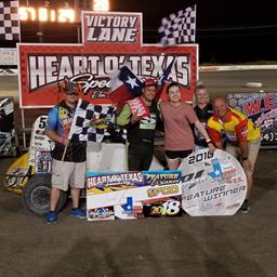 Lucas &amp; Hyland Top Night #1 at Heart O&#39; Texas Speedway