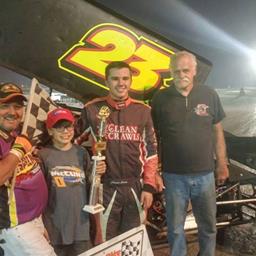 Chance Crum Wins Night 2 of the Montana Roundup at Electric City Speedway