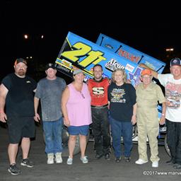 Kulhanek Continues Winning Ways With ASCS Gulf South At Battleground Speedway