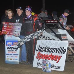 Thomas Makes it 12 at Jacksonville Speedway