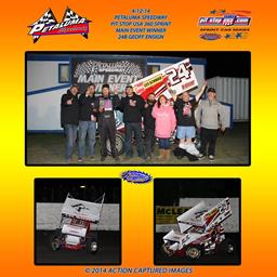 ENSIGN DOMINATES PITSTOPUSA 360 SPRINT CAR SERIES ROUND #1