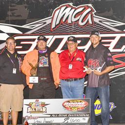 Abbey wins Modified All Star race at IMCA Super Nationals