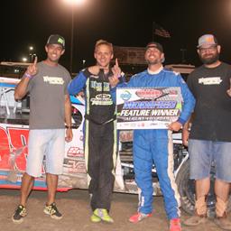 Sawyer, Johnson, Nelson, and Keldsen Win on Legends Night