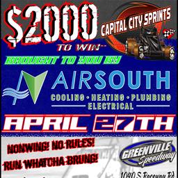 Greenville Speedway Ready for April 27