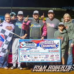 Rusty Schlenk scored the 2024 Valvoline American Late Model Iron-Man Late Model Series Fueled by VP Racing Fuels Series Championship