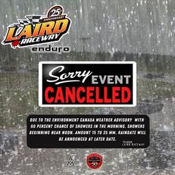 Enduro Weekend Postponed Due to Weather!