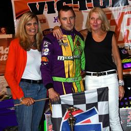 ANDY JANKOWIAK RUNS TO VICTORY ON SATURDAY NIGHT IN TRIBUTE TO TOMMY DUAR / TONY JANKOWIAK AT LANCASTER NATIONAL SPEEDWAY