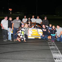 Hallstrom Dominates to Earn First Career Late Model Win at Home Track