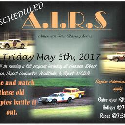 A.I.R.S re-scheduled
