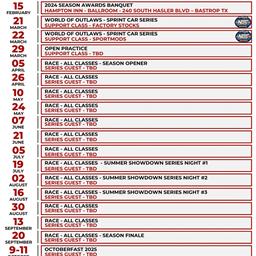 Cotton Bowl Speedway 2025 schedule!