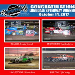 Gemmill, Scruggs, Kenny and Shaw Post Marquee Wins at Longdale Speedway During Top Gun Season Finale