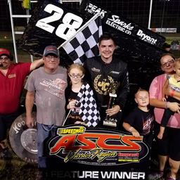 Jonathan Cornell On Top With ASCS Warrior At U.S. 36 Raceway