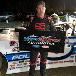 Jon Mitchell won the 2024 CCSDS season finale during the $5,000-to-win Spooky 50 at Super Bee Speedway (Chatham, La.) on October 19.