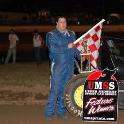 Rob Caho, Jr. Took the Opening Night TSCS Feature Win at St. Croix Valley Raceway July 29.