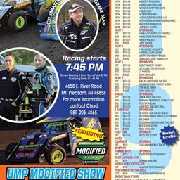 Aug 9 – 4th Annual Tommie Bauer UMP Mod Memorial (No B-Mods &amp; Pro Stocks)