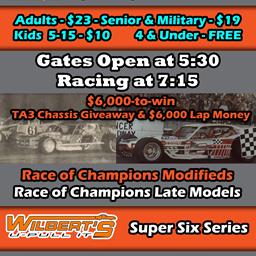 MAYNARD TROYER CLASSIC 60-LAPS $6,000-TO-WIN ON FRIDAY, AUGUST 30, 2019 FOR THE RACE OF CHAMPIONS ASPHALT MODIFIED SERIES TO FEATURE TROYER MANUFACTUR