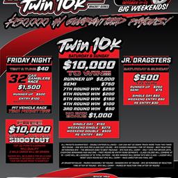 MIDSTATE TWIN 10K&#39;S THIS WEEKEND!  JULY 26TH-28TH!