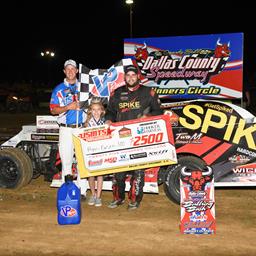Gustin gets 100th USMTS win in photo finish at Dallas County
