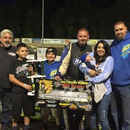 Kellen Chadwick Makes Late Race Pass To Win Wild West Modified Shootout Round #3 At CGS